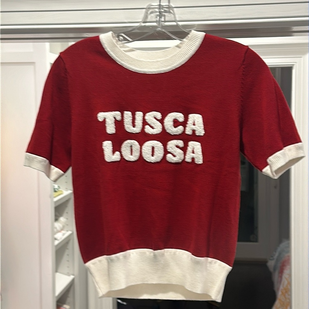“Tuscaloosa”sweater- perfect for Gameday at Alabama! NEW WITH TAGS